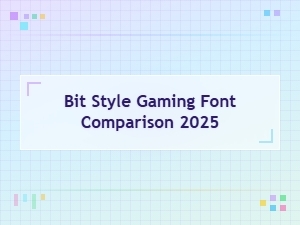Best Bit Style Gaming Fonts Compared for 2025 Retro Game Design